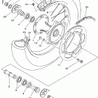 TTR250 Заднее колесо