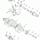 FJR1300ABS Коленчатый вал и Поршень
