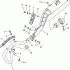 TW200W1C/TW200W1 Выхлопная система