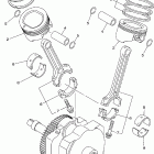 Road Star Warrior Коленчатый вал и Поршень