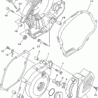 TTR125LX Крышка картера двигателя