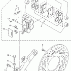 Road Star Silverado Задний суппорт тормозной