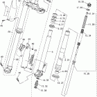 WR450FW Передняя вилка