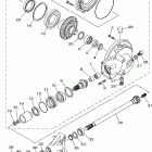 V STAR 1100 CUSTOM-XVS11XC-B/XVS11X-B Ведущий вал