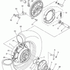 V-STAR CLASSIC-XVS650ATC/XVS650AT Заднее колесо