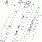 V STAR SILVERADO-XVS11ATXC/XVS11ATX Передняя вилка
