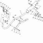TTR125E Выхлопная система