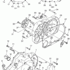 V STAR 1100 CUSTOM-XVS11XC-B/XVS11X-B Крышка картера двигателя