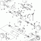 V STAR SILVERADO-XVS11ATXC/XVS11ATX Поворотники