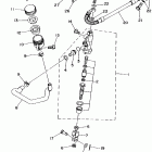 TTR250 Задний торм цилиндр