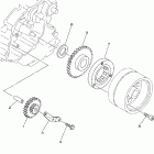 TTR125E Муфта стартера