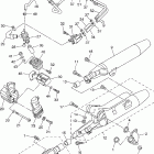 V STAR 650 MIDNIGHT CUSTOM-XVS65XC-B/XVS65X-B Выхлопная система