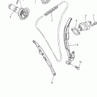 WR450FT Цепь механизма газораспределения