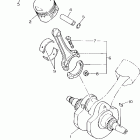 V STAR 650 MIDNIGHT CUSTOM-XVS65XC-B/XVS65X-B Коленчатый вал и Поршень