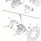 TTR250 Задний суппорт тормозной