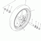 FZ6 Переднее колесо