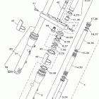 V STAR 1100 CUSTOM-XVS11XC-B/XVS11X-B Передняя вилка