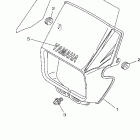 TW200W1C/TW200W1 Обтекатель 1