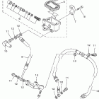 V STAR 1100 CUSTOM-XVS1100SC/XVS1100S Главный тормозной цилиндр,передний