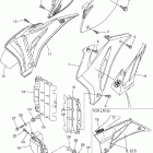 YZ250FV_2/YZ250FV Боковые обтекатели , масляный бочек