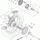 XT225 Заднее колесо