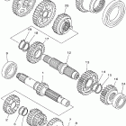 V STAR 1100 CUSTOM-XVS11XC-B/XVS11X-B Трансмиссия