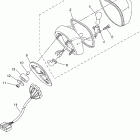 V-STAR CLASSIC-XVS650ATC/XVS650AT Фонарь задний