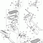 V STAR SILVERADO-XVS11ATXC/XVS11ATX Подножки