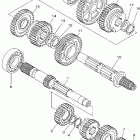 V STAR 650 MIDNIGHT CUSTOM-XVS65XC-B/XVS65X-B Трансмиссия