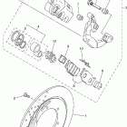 V STAR 650 MIDNIGHT CUSTOM-XVS65XC-B/XVS65X-B Передний тормозной суппорт
