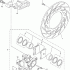 V STAR SILVERADO-XVS11ATXC/XVS11ATX Задний суппорт тормозной