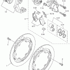V STAR SILVERADO-XVS11ATXC/XVS11ATX Передний тормозной суппорт