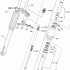 TTR125E Front fork les