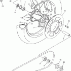 WR450FW Заднее колесо