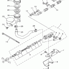 V STAR 1100 CUSTOM-XVS11XC-B/XVS11X-B Задний торм цилиндр