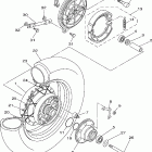 V STAR 650 MIDNIGHT CUSTOM-XVS65XC-B/XVS65X-B Заднее колесо