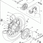 TTR50EV Заднее колесо