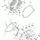 TW200W1C/TW200W1 Крышка картера двигателя