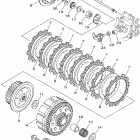 YZ125V Сцепление