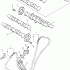 V-MAX 1200 VMX12TC/VMX12T Цепь механизма газораспределения