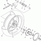 FJR1300 Заднее колесо