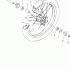 WR450FT Переднее колесо