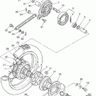PW80T Заднее колесо
