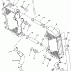 YZ250F Радиатор и Патрубки