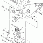 V STAR 1100 CUSTOM-XVS1100MC/XVS1100M Задний рычаг подвески