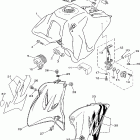 TTR230T/TTR230TC Топливный бак