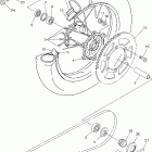 WR450FT Заднее колесо