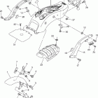 V STAR MIDNIGHT CUSTOM-XVS650TC/XVS650T Крыло