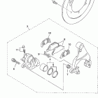 FJR1300ABS Задний суппорт тормозной
