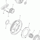 WR250F Муфта стартера